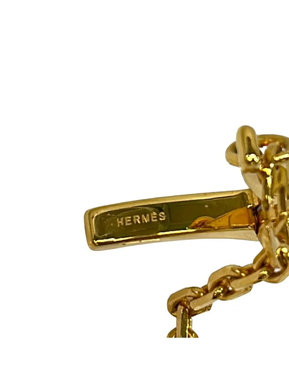 Hermes Firou Gold Glove Holder Gloves